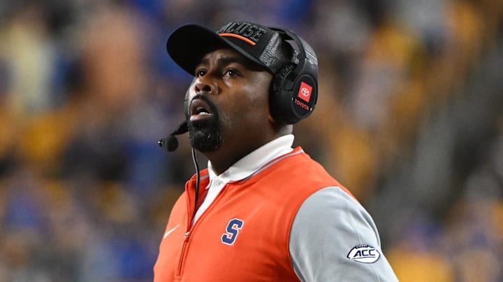 Syracuse head coach Fran Brown