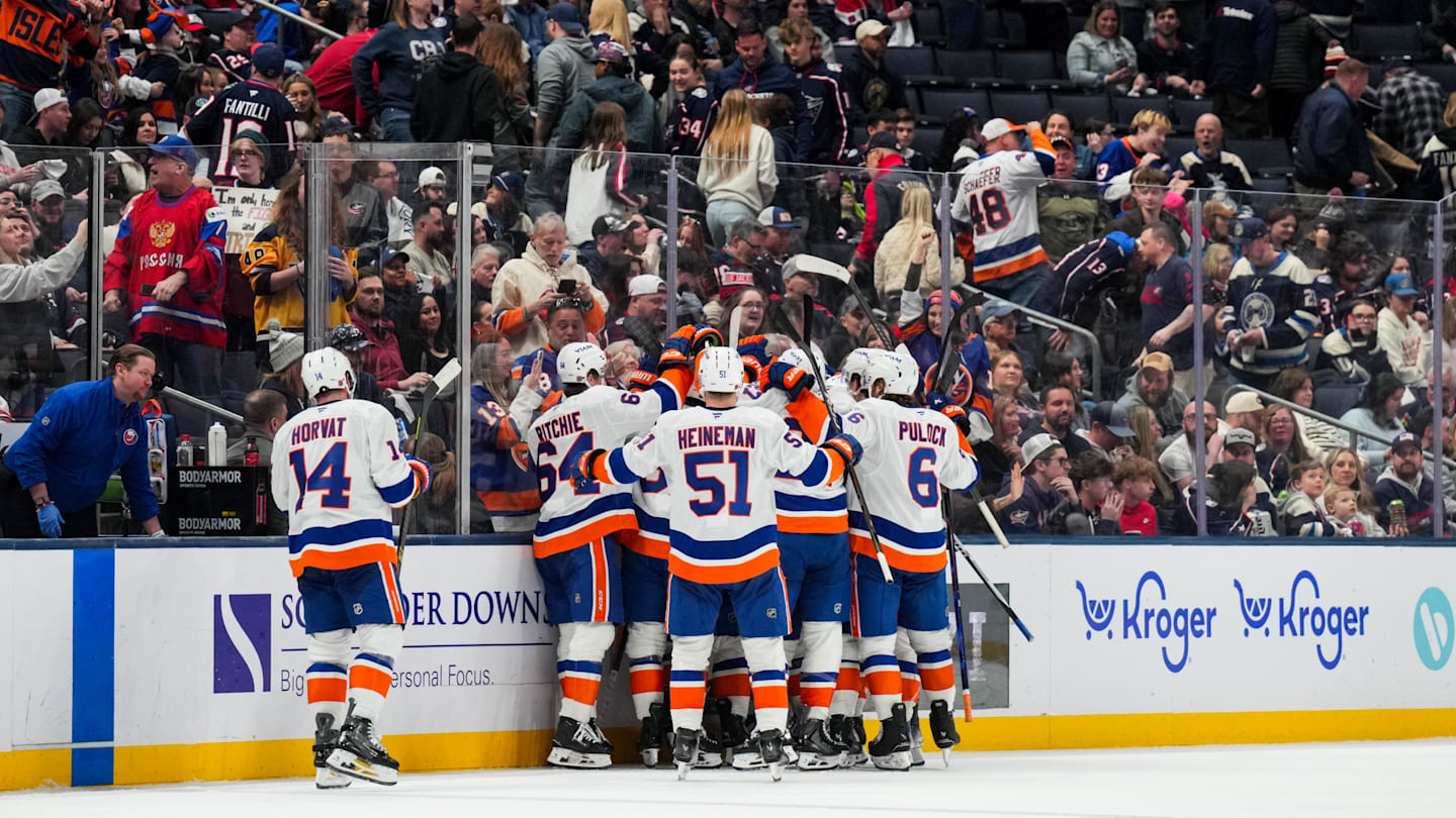 The NY Islanders make up ground on the Pittsburgh Penguins and create some space from the Columbus Blue Jackets