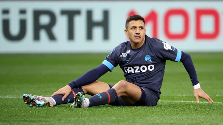 Alexis Sanchez, attaquant de l'Olympique de Marseille