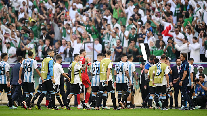 Argentina, abatidos tras la derrota ante Arabia Saudita