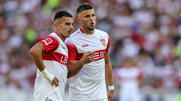 Ermedin Demirovic im Gespräch mit Badredine Bouanani Ermedin Demirovic im Gespräch mit Badredine Bouanani