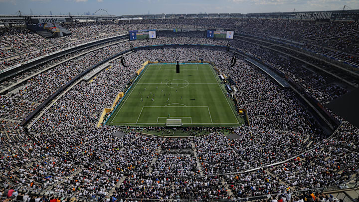 A look at MetLife Stadium for the Paris Saint-Germain vs. Real Madrid semifinal in the FIFA Club World Cup.