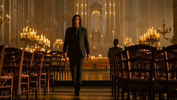 Keanu Reeves as John Wick and Donnie Yen as Caine in John Wick 4. Photo Credit: Murray Close