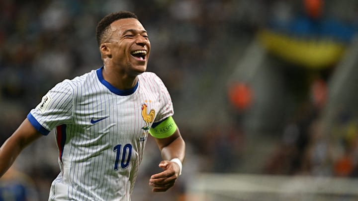 Kylian Mbappé, buteur face à l'Ukraine.