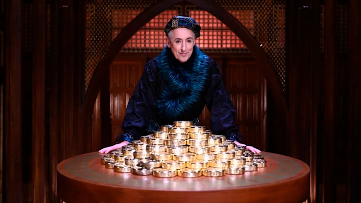 THE TRAITORS -- "Let Battle Commence" Episode 301 -- Pictured: Alan Cumming -- (Photo by: Euan Cherry/Peacock)