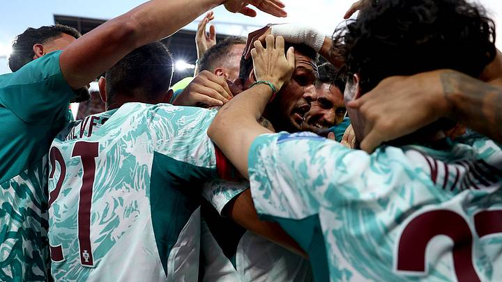 Portugal won its round of 32 clash at the death. Portugal won its round of 32 clash at the death.