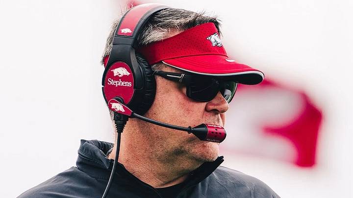 Arkansas Razorbacks offensive coordinator Tim Cramsey. Arkansas Razorbacks offensive coordinator Tim Cramsey.
