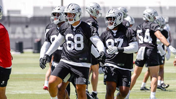 Las Vegas Raiders DTs Treven Ma'ae, Tonka Hemingway Las Vegas Raiders DTs Treven Ma'ae, Tonka Hemingway