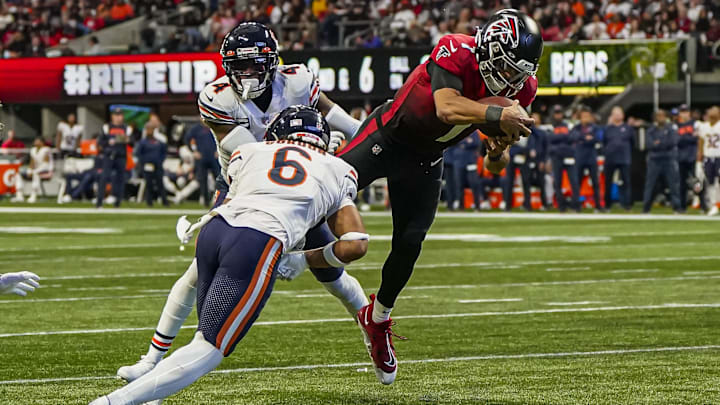 QB Marcus Mariota displayed plenty of mobility against the Bears two years ago in beating them while with Atlanta.