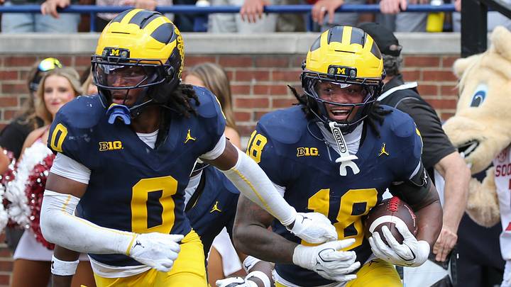COLLEGE FOOTBALL: SEP 12 Oklahoma at Michigan COLLEGE FOOTBALL: SEP 12 Oklahoma at Michigan
