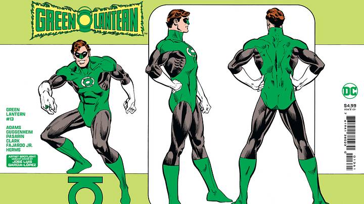 Green Lantern #13 José Luis García-López Artist Spotlight Variant. Image courtesy DC Comics