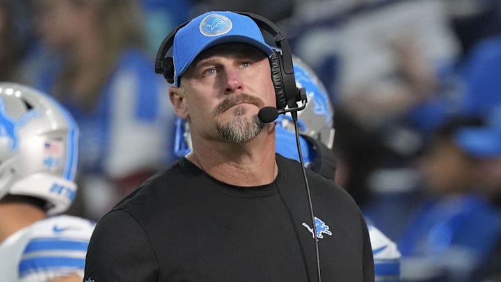 Detroit Lions head coach Dan Campbell.