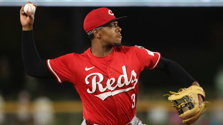 Cincinnati Reds infielder Ke'Bryan Hayes Cincinnati Reds infielder Ke'Bryan Hayes