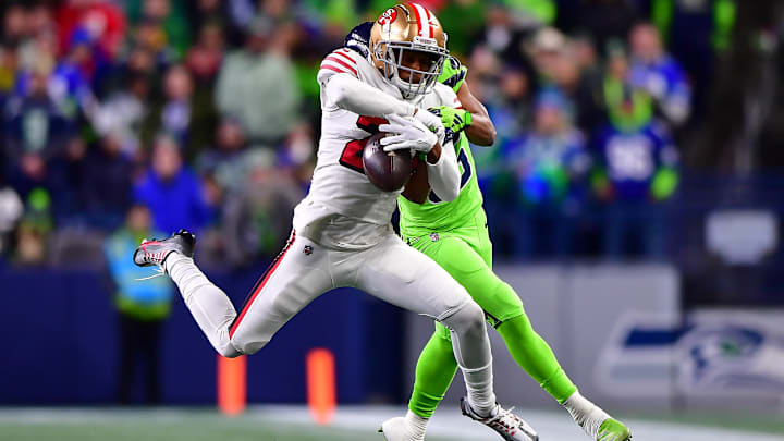 San Francisco 49ers cornerback Ambry Thomas (20)
