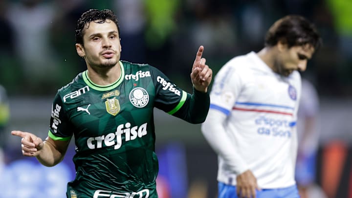 Veiga marcou o gol único que selou triunfo do Verdão em casa