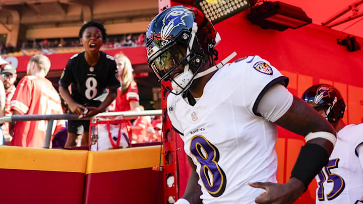 Baltimore Ravens quarterback Lamar Jackson