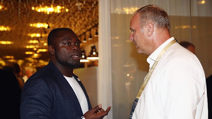 Oliver Reck im Gespräch mit Gerald Asamoah