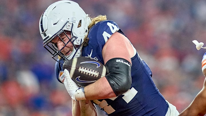 Former Penn State Nittany Lion tight end Tyler Warren