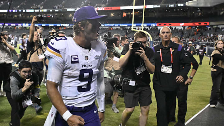 J.J. McCarthy put on a show in his NFL debut on Monday night.