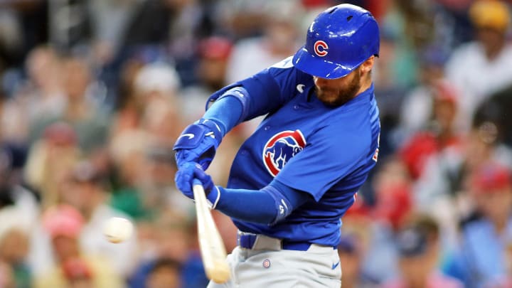 Aug 30, 2024; Washington, District of Columbia, USA; Chicago Cubs right fielder Cody Bellinger hits a two-run home run. Aug 30, 2024; Washington, District of Columbia, USA; Chicago Cubs right fielder Cody Bellinger hits a two-run home run.