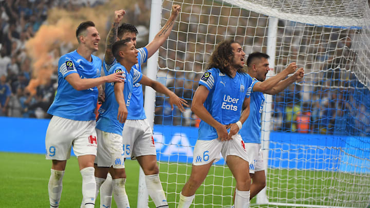 L'OM contre Strasbourg lors du dernier match de Ligue 1