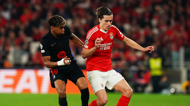 SL Benfica v FC Barcelona - UEFA Champions League 2024/25 Round of 16 First Leg