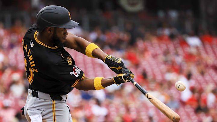 New Atlanta Braves outfielder Bryan De La Cruz New Atlanta Braves outfielder Bryan De La Cruz