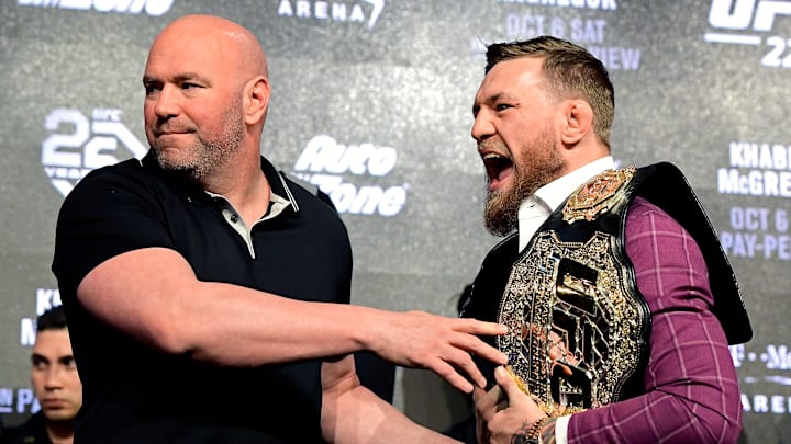 Dana White and Conor McGregor