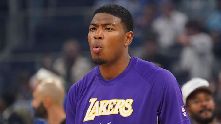 Oct 5, 2025; San Francisco, California, USA; Los Angeles Lakers forward Rui Hachimura (28) warms up before the game against the Golden State Warriors at Chase Center. Mandatory Credit: David Gonzales-Imagn Images Oct 5, 2025; San Francisco, California, USA; Los Angeles Lakers forward Rui Hachimura (28) warms up before the game against the Golden State Warriors at Chase Center. Mandatory Credit: David Gonzales-Imagn Images