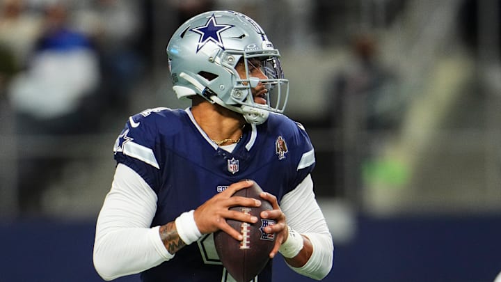 Dak Prescott during the Dallas Cowboys' Week 8 win over the Los Angeles Rams