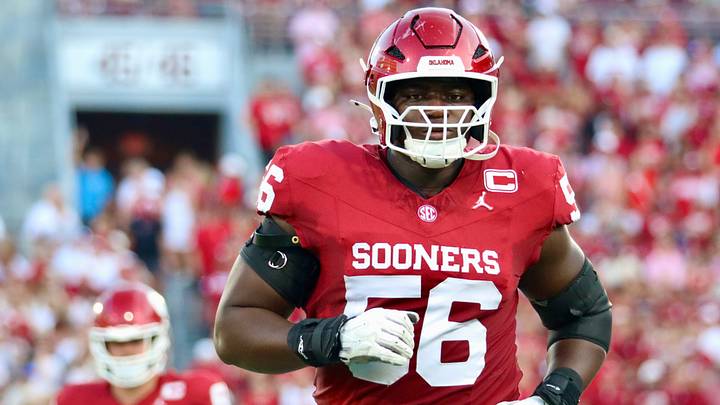 Oklahoma offensive lineman Michael Fasusi runs onto the field before the Sooners' game against New Mexico. Fasusi missed that game and hasn't played since the season opener against UTEP. Oklahoma offensive lineman Michael Fasusi runs onto the field before the Sooners' game against New Mexico. Fasusi missed that game and hasn't played since the season opener against UTEP.