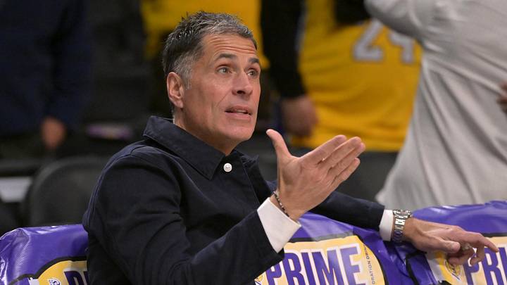 Los Angeles Lakers general manager Rob Pelinka Los Angeles Lakers general manager Rob Pelinka