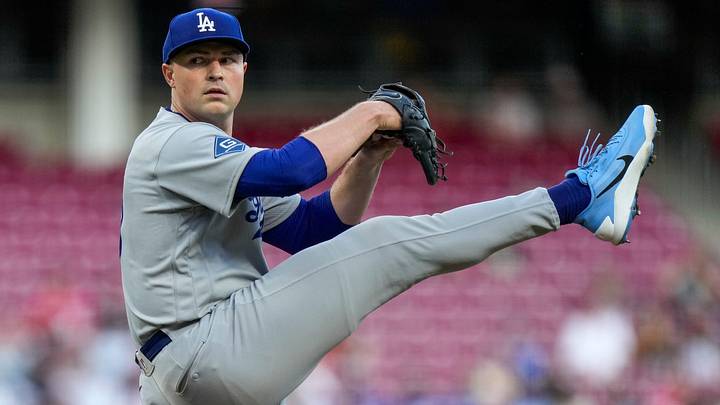 Los Angeles Dodgers pitcher Tarik Skubal (29) winds up in the second inning of the MLB National League game between the Cincinnati Reds and the Los Angeles Dodgers at Great American Ball Park in Cincinnati on Monday, Sept. 14, 2026. Los Angeles Dodgers pitcher Tarik Skubal (29) winds up in the second inning of the MLB National League game between the Cincinnati Reds and the Los Angeles Dodgers at Great American Ball Park in Cincinnati on Monday, Sept. 14, 2026.