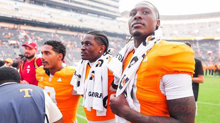 Tennessee quarterback Faizon Brandon (11) after a college football game between Tennessee and Furman in Neyland Stadium in Knoxville, Tenn., on Sept. 5, 2026. Tennessee quarterback Faizon Brandon (11) after a college football game between Tennessee and Furman in Neyland Stadium in Knoxville, Tenn., on Sept. 5, 2026.