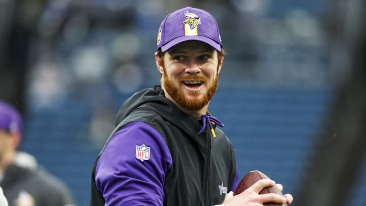 Sam Darnold is the new quarterback for the Seattle Seahawks.