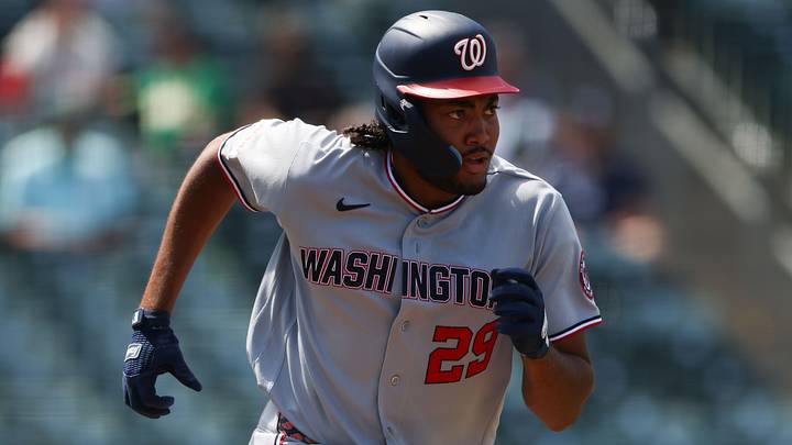 Washington Nationals outfielder James Wood Washington Nationals outfielder James Wood