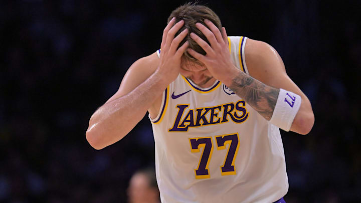 Los Angeles Lakers guard Luka Doncic.