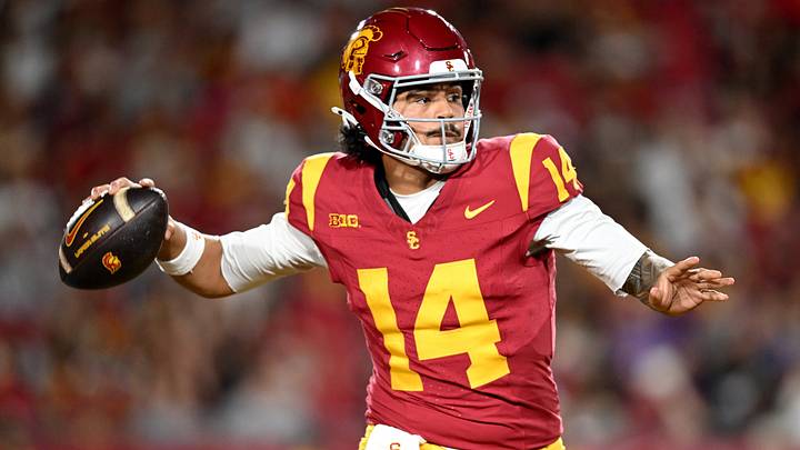 USC quarterback Jayden Maiava has completed 68.6% of his passes for 1,744 yards, 15 touchdowns and three interceptions. USC quarterback Jayden Maiava has completed 68.6% of his passes for 1,744 yards, 15 touchdowns and three interceptions.
