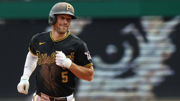 Aug 19, 2026; Pittsburgh, Pennsylvania, USA; Pittsburgh Pirates designated hitter Brandon Lowe (5) circles the bases on a game winning walk-off solo home run to defeat the Detroit Tigers at PNC Park. Mandatory Credit: Charles LeClaire-Imagn Images Aug 19, 2026; Pittsburgh, Pennsylvania, USA; Pittsburgh Pirates designated hitter Brandon Lowe (5) circles the bases on a game winning walk-off solo home run to defeat the Detroit Tigers at PNC Park. Mandatory Credit: Charles LeClaire-Imagn Images