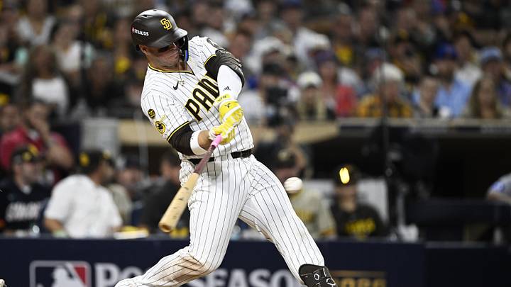 Ty France was denied a home run after hitting a ball off the roof in the ninth inning of NLDS Game 1 at American Family Field. Ty France was denied a home run after hitting a ball off the roof in the ninth inning of NLDS Game 1 at American Family Field.