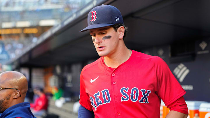 Aug 22, 2025; Bronx, New York, USA; Boston Red Sox right fielder Roman Anthony (19) prior to the game against the New York Yankees at Yankee Stadium. Mandatory Credit: Gregory Fisher-Imagn Images Aug 22, 2025; Bronx, New York, USA; Boston Red Sox right fielder Roman Anthony (19) prior to the game against the New York Yankees at Yankee Stadium. Mandatory Credit: Gregory Fisher-Imagn Images