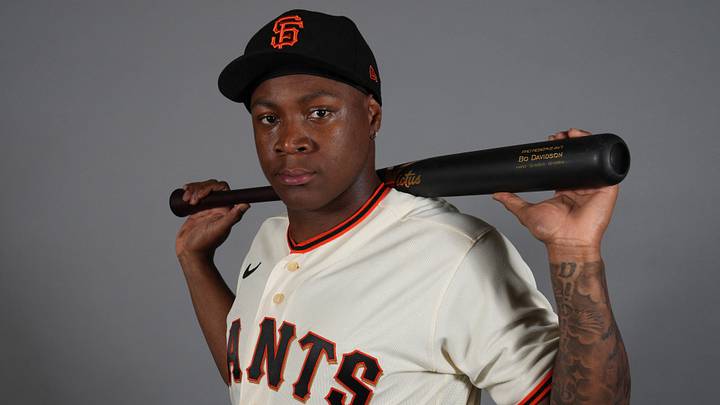 San Francisco Giants outfielder Bo Davidson San Francisco Giants outfielder Bo Davidson