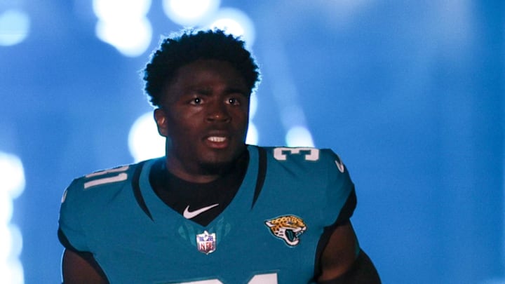 Dec 17, 2023; Jacksonville, Florida, USA;  Jacksonville Jaguars cornerback Darious Williams (31)