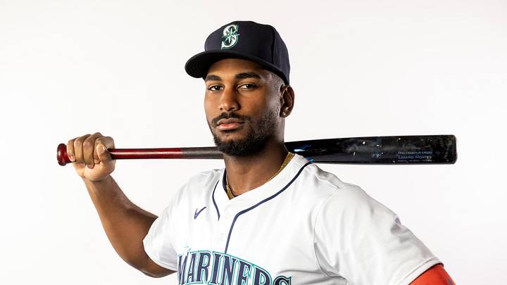 Feb 20, 2025; Peoria, AZ, USA; Seattle Mariners outfielder Lazaro Montes poses for a portrait during media day at Peoria Sports Complex. Mandatory Credit: Mark J. Rebilas-Imagn Images Feb 20, 2025; Peoria, AZ, USA; Seattle Mariners outfielder Lazaro Montes poses for a portrait during media day at Peoria Sports Complex. Mandatory Credit: Mark J. Rebilas-Imagn Images