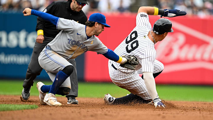 The Yankees and Blue Jays are in a tight race atop the AL East. The Yankees and Blue Jays are in a tight race atop the AL East.