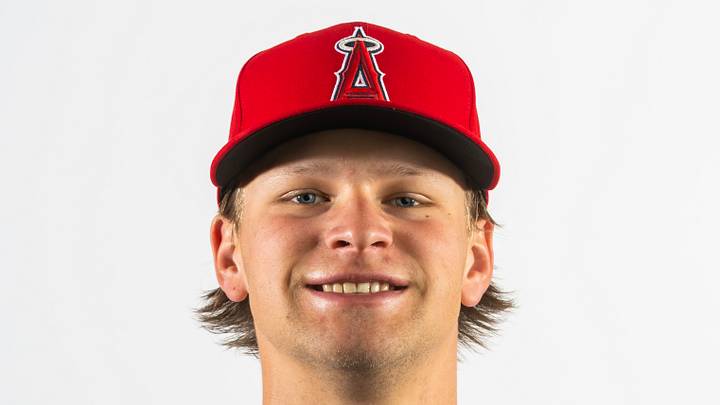 Feb 18, 2026; Tempe, AZ, USA; Los Angeles Angels pitcher Austin Gordon poses for a portrait during photo day at Tempe Diablo Stadium. Mandatory Credit: Mark J. Rebilas-Imagn Images Feb 18, 2026; Tempe, AZ, USA; Los Angeles Angels pitcher Austin Gordon poses for a portrait during photo day at Tempe Diablo Stadium. Mandatory Credit: Mark J. Rebilas-Imagn Images