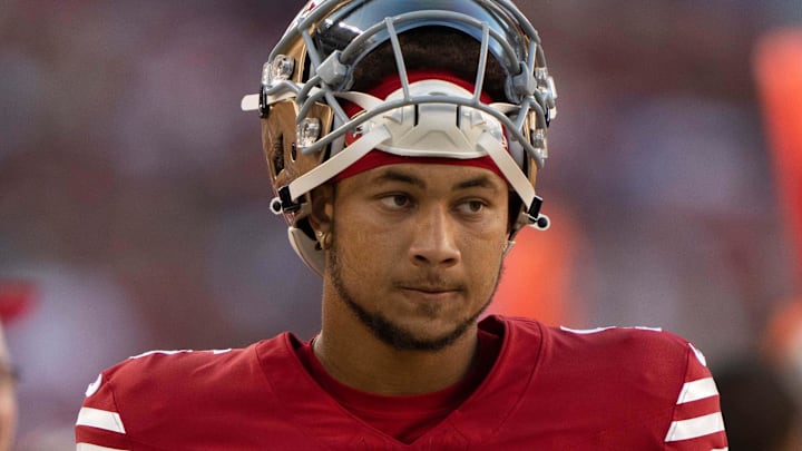 49ers quarterback Trey Lance