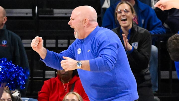 Saint Louis men's basketball coach Josh Schertz will remain with the program with a new contract.