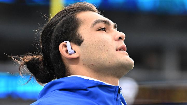Los Angeles Rams wide receiver Puka Nacua. Los Angeles Rams wide receiver Puka Nacua.