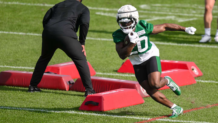 New York Jets running back Breece Hall 